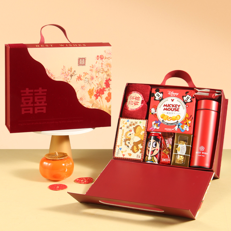 结婚伴手礼喜糖成品含糖订婚婚礼婚糖专用公司回礼混合糖果礼盒装