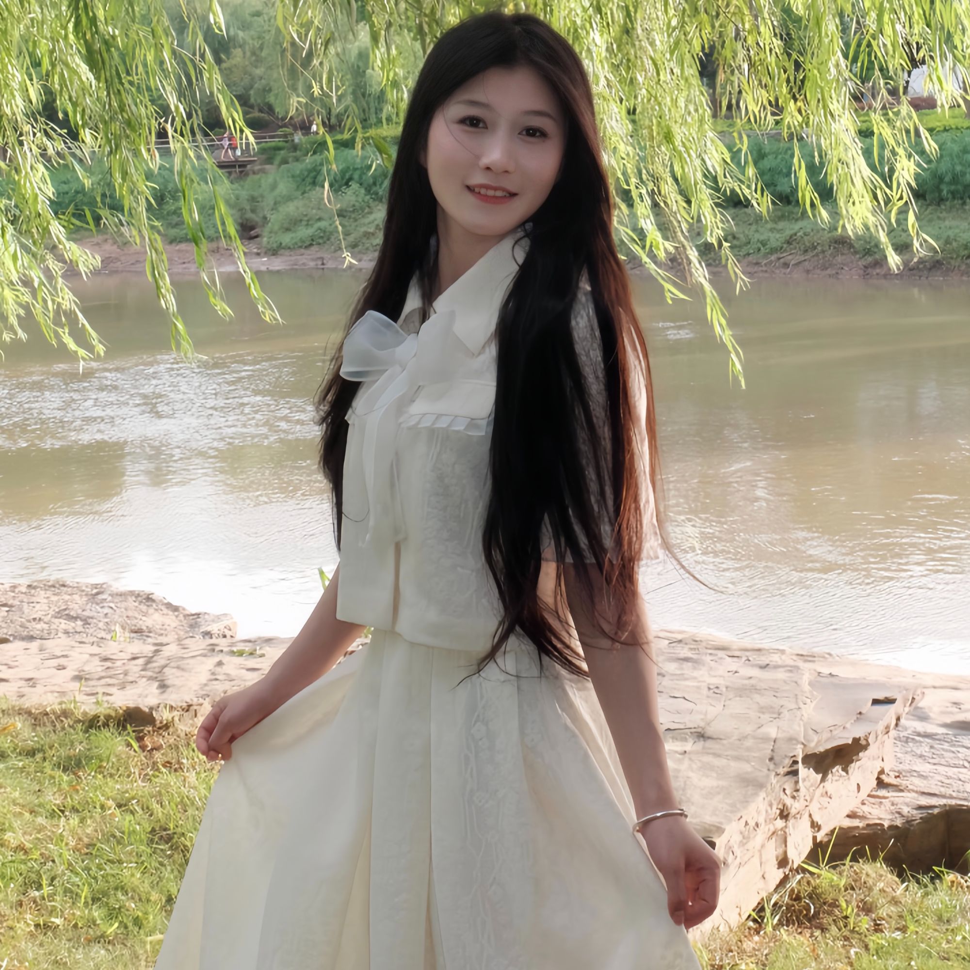 小店定制链接2号 白色提花蝴蝶结小香风上衣泡泡袖法式夏季时尚