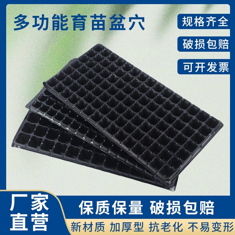 新料育苗盘穴盘辣椒西瓜蔬菜草莓菜苗育苗杯多肉营养钵育苗盆