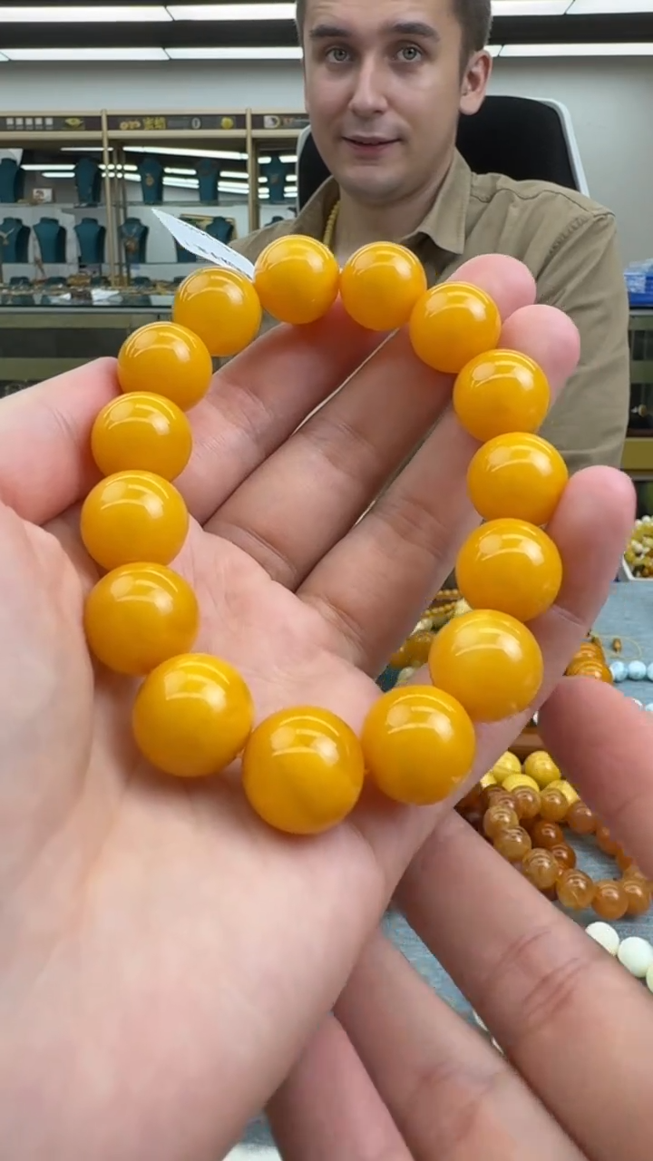 【闪购商品】琥珀手串未镶嵌291秒拍号