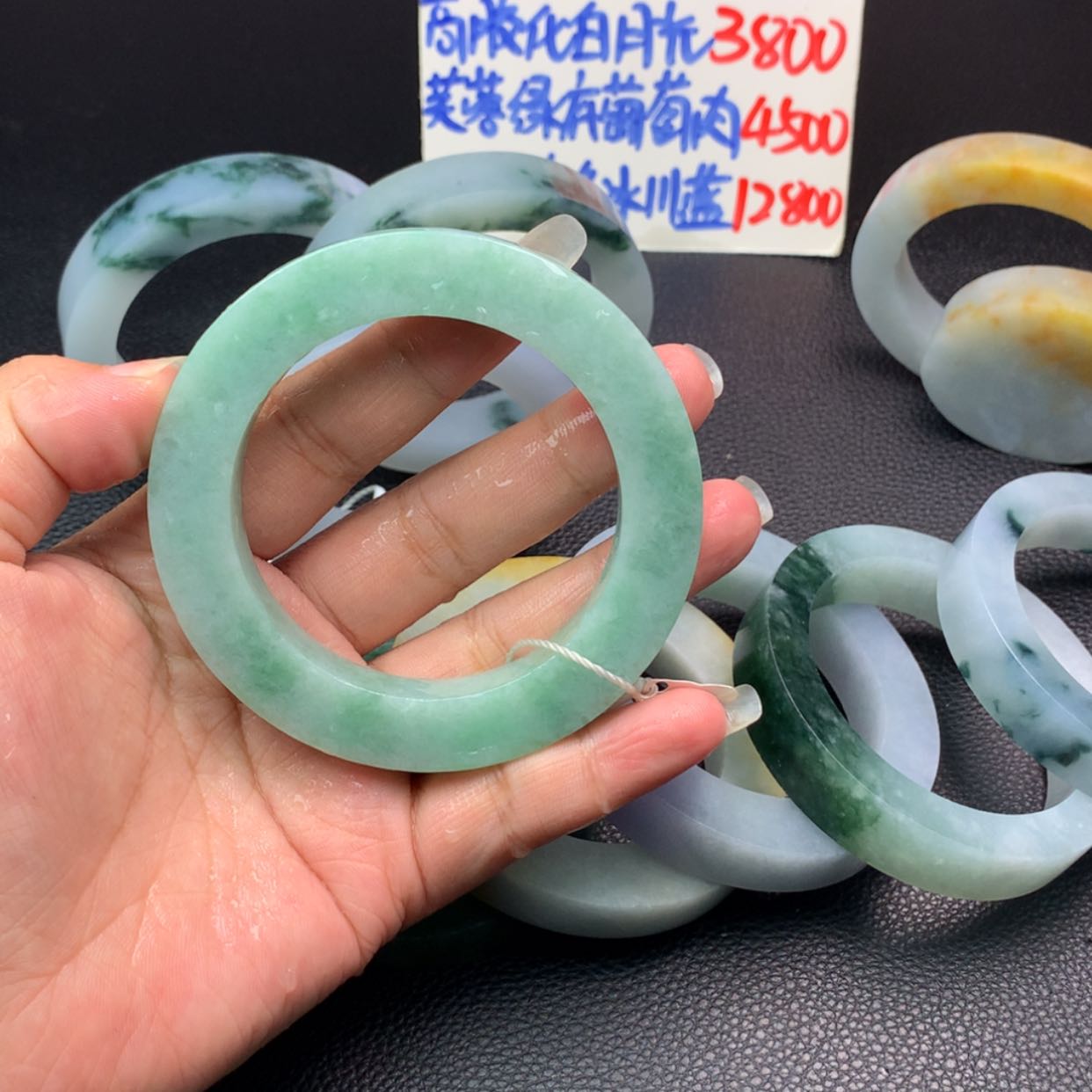 【闪购商品】定制翡翠圆未镶嵌一**殇