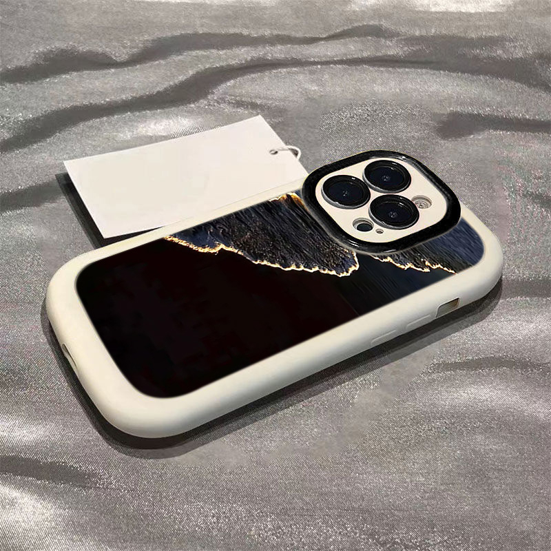 黄金海浪苹果14promax手机壳iphone15全包13硅胶13pro高级12p 11x