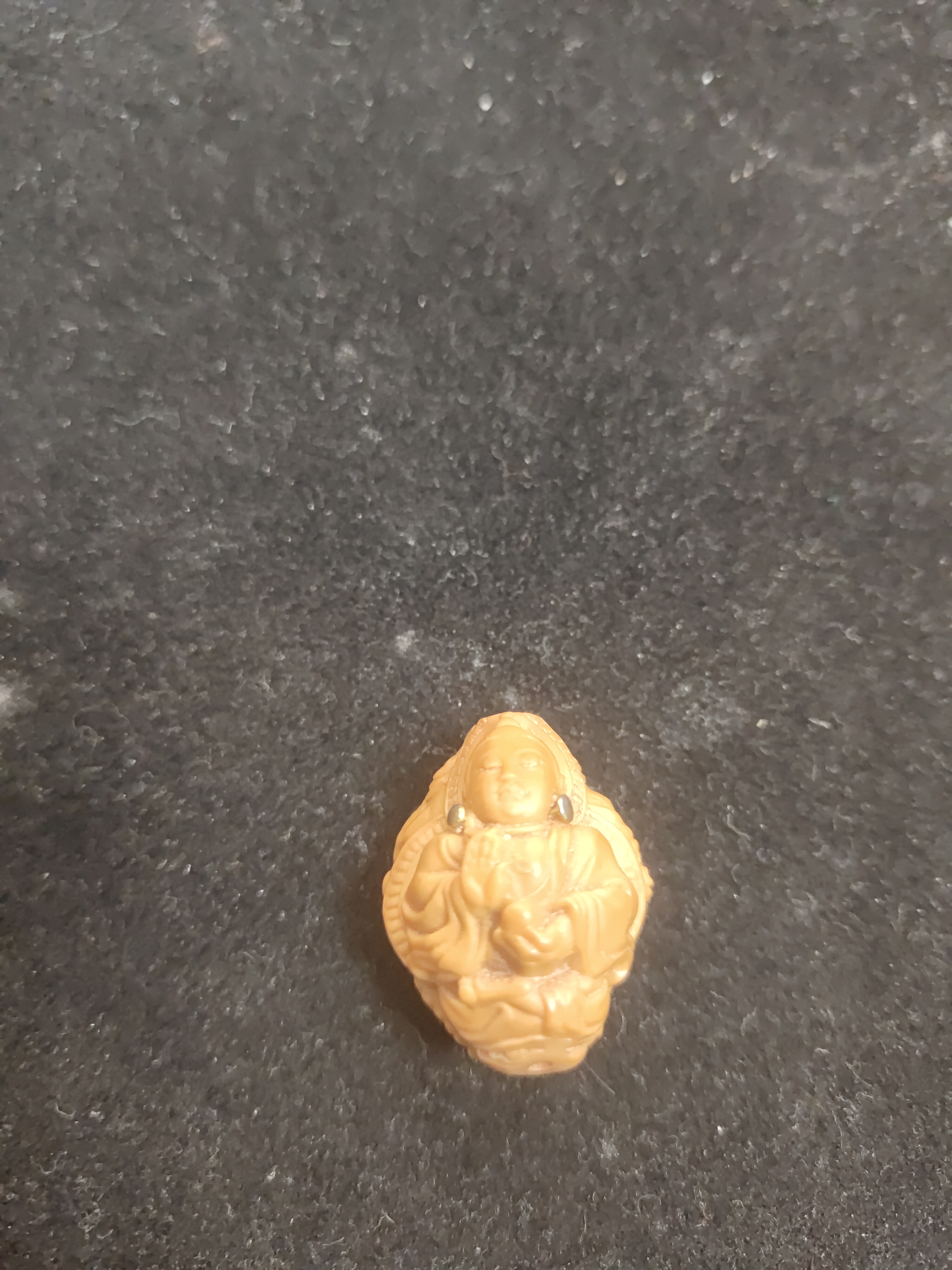 橄榄核雕单珠链接 T335