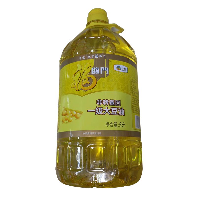 福临门非转基因一级大豆油 5升/瓶
