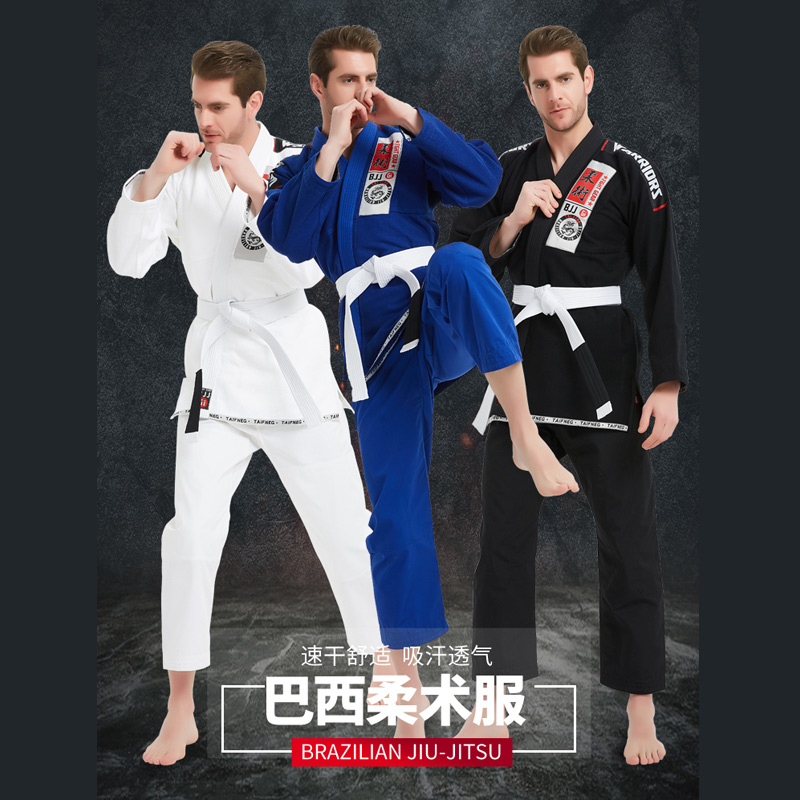 巴西柔术道服防磨衣男女专业训练服BJJ GI巴柔道服成人加厚轻量级
