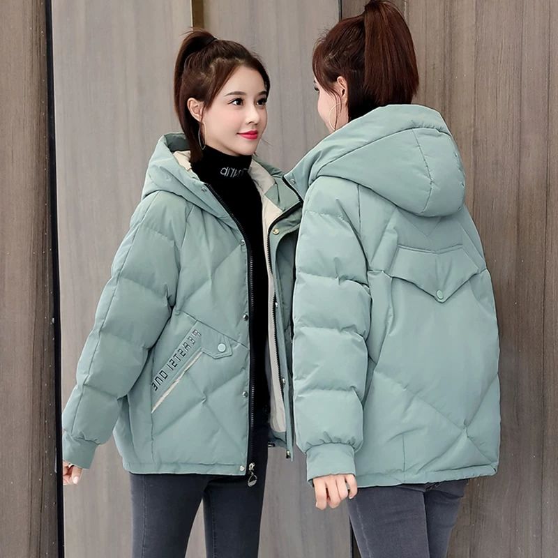 羽绒服新款爆款正品女士季韩版宽松连帽小个户外运动