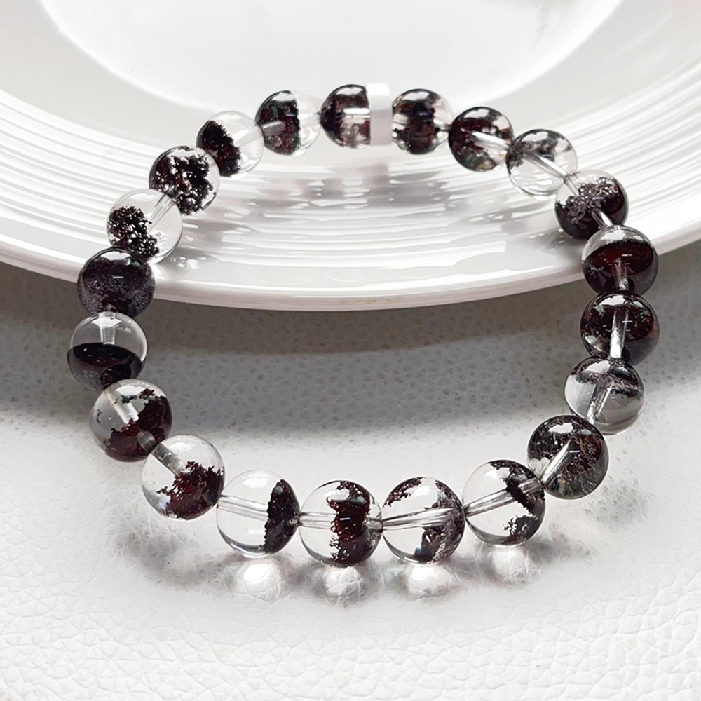 HYL01天然红幽灵水晶手链手串尺寸可选多样性发一