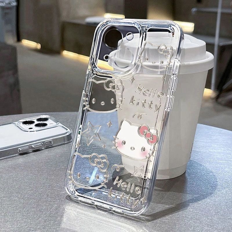 可爱KT猫苹果15Pro手机壳15Promax防摔13/14pro全包12苹果手机壳