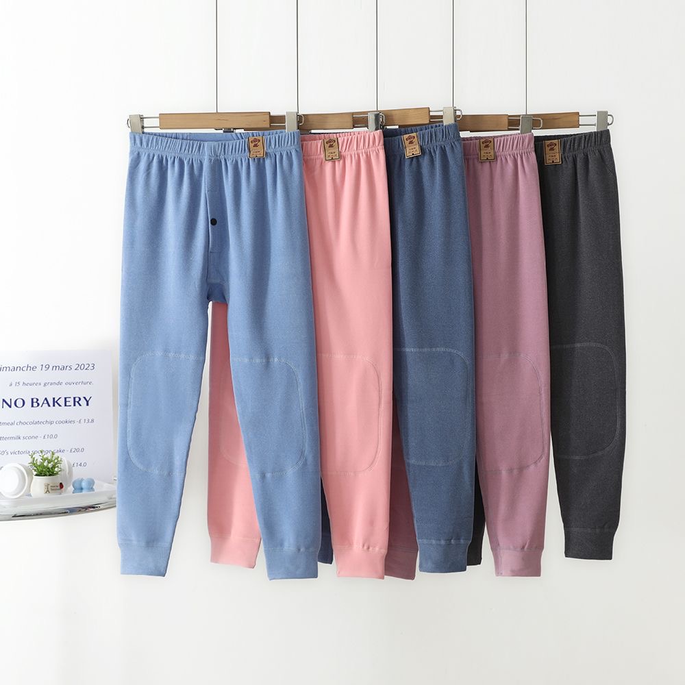 儿童德绒自发热护膝秋裤