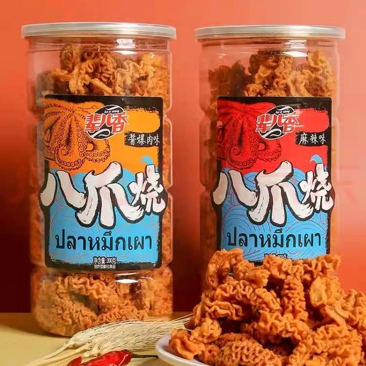 辈儿香酱香八爪烧 麻辣味酱爆肉味200g