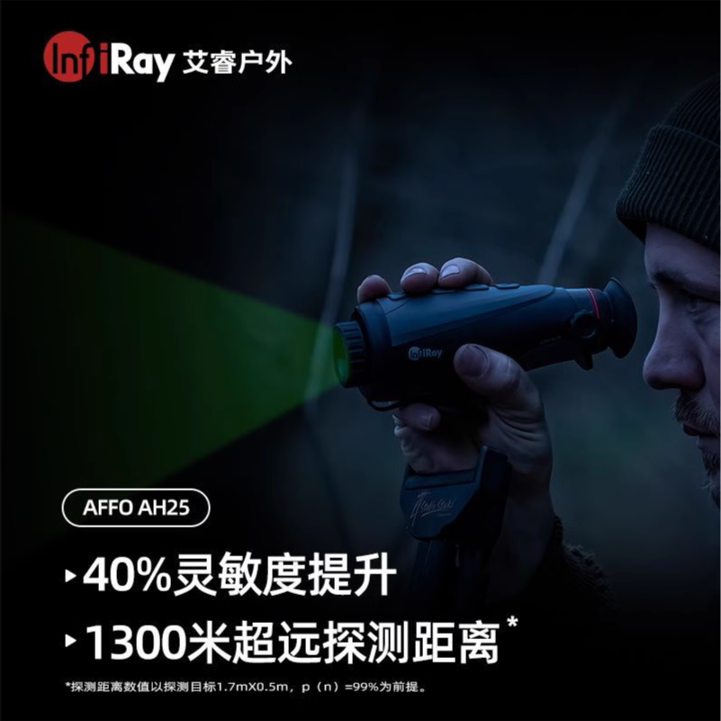 艾睿AH25夜视红外热成像640分辨率单筒可接屏幕