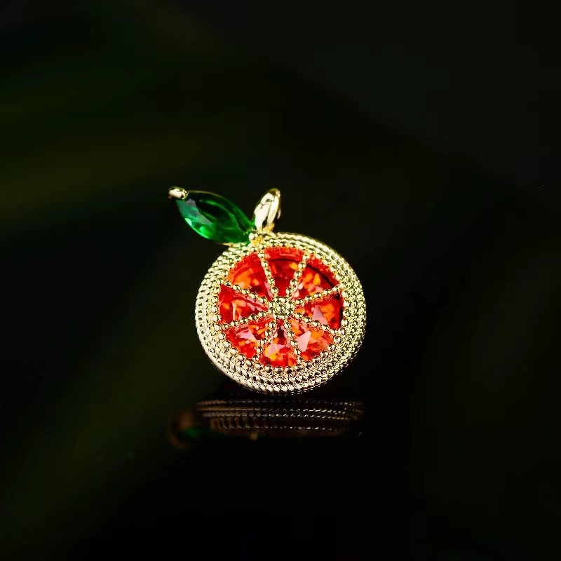 【小橙子】简约百搭精致优雅高档春夏时尚彩色可爱-1008