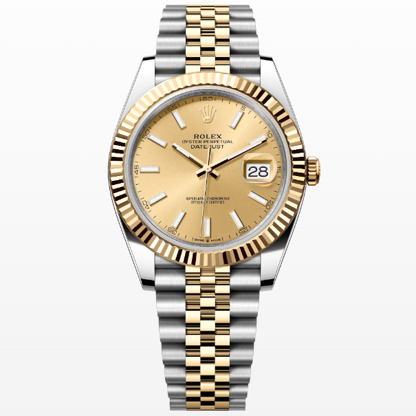 99新 Rolex/劳力士 126333/香槟金盘/41表径/20年全套男士腕表