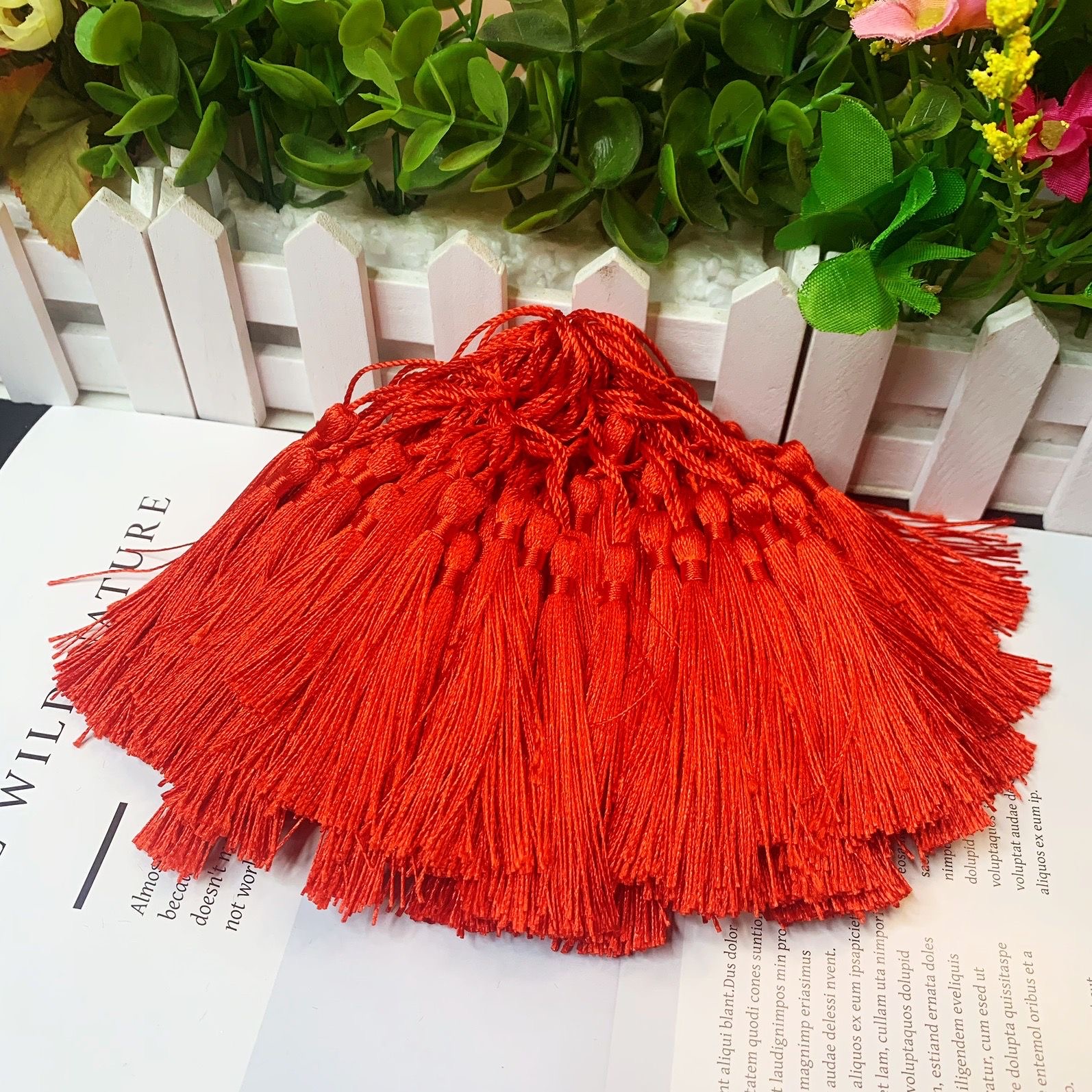 【小蚂蚁饰品】95丝流苏 100个发饰diy材料配饰挂件