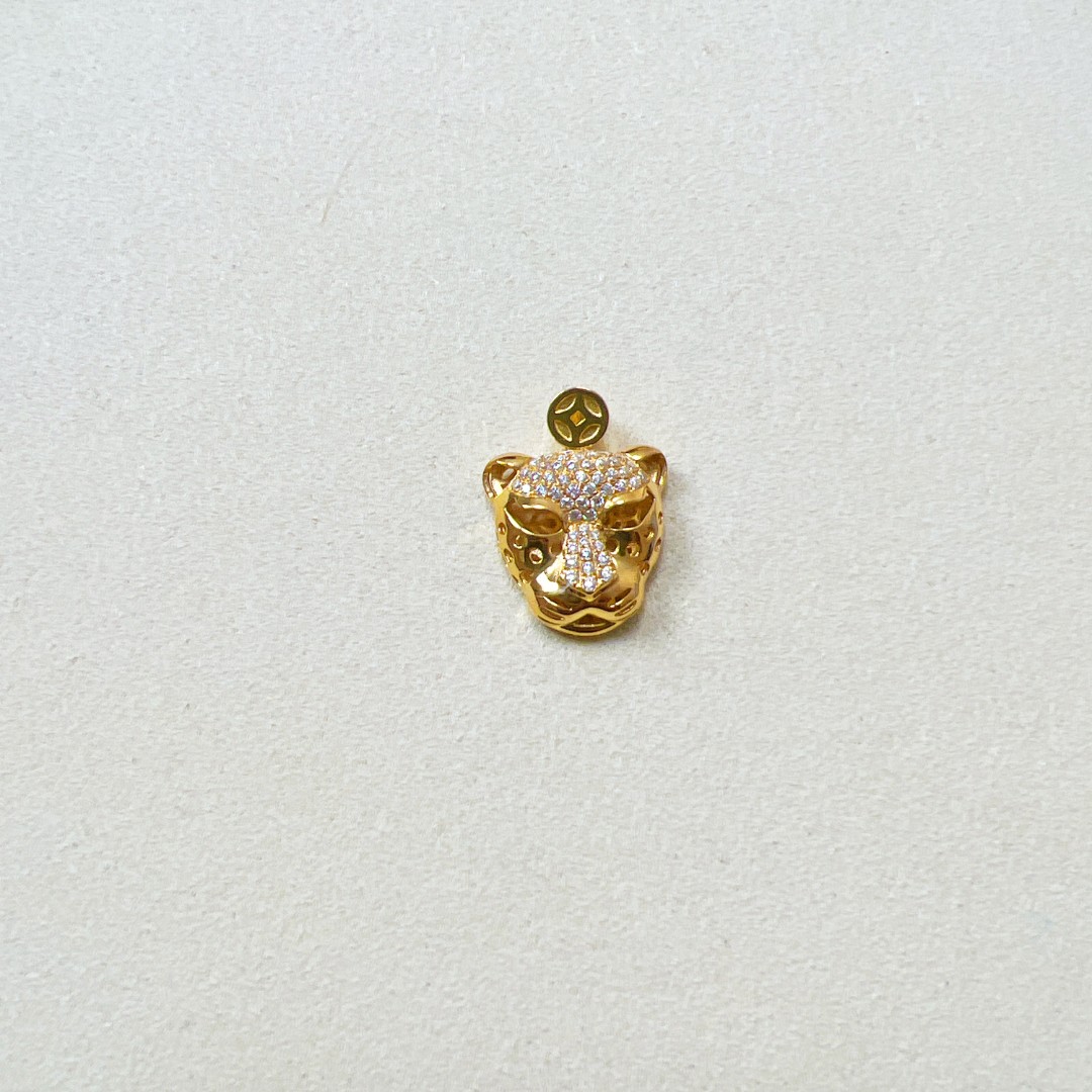 云珑珠宝甄选 足金999 金钱豹吊坠 总重出售