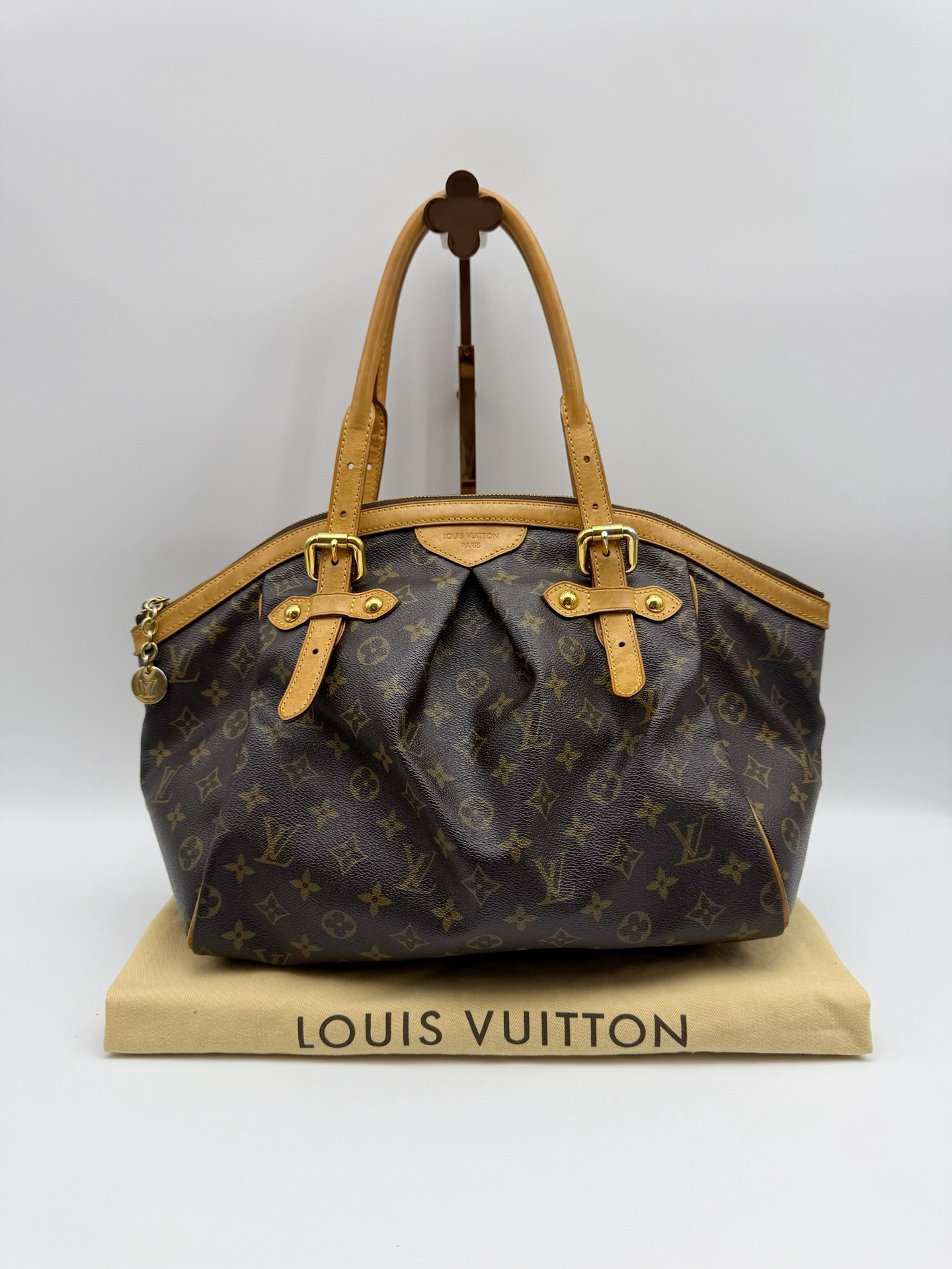 95新 LouisVuitton/路易威登 老花饺子包