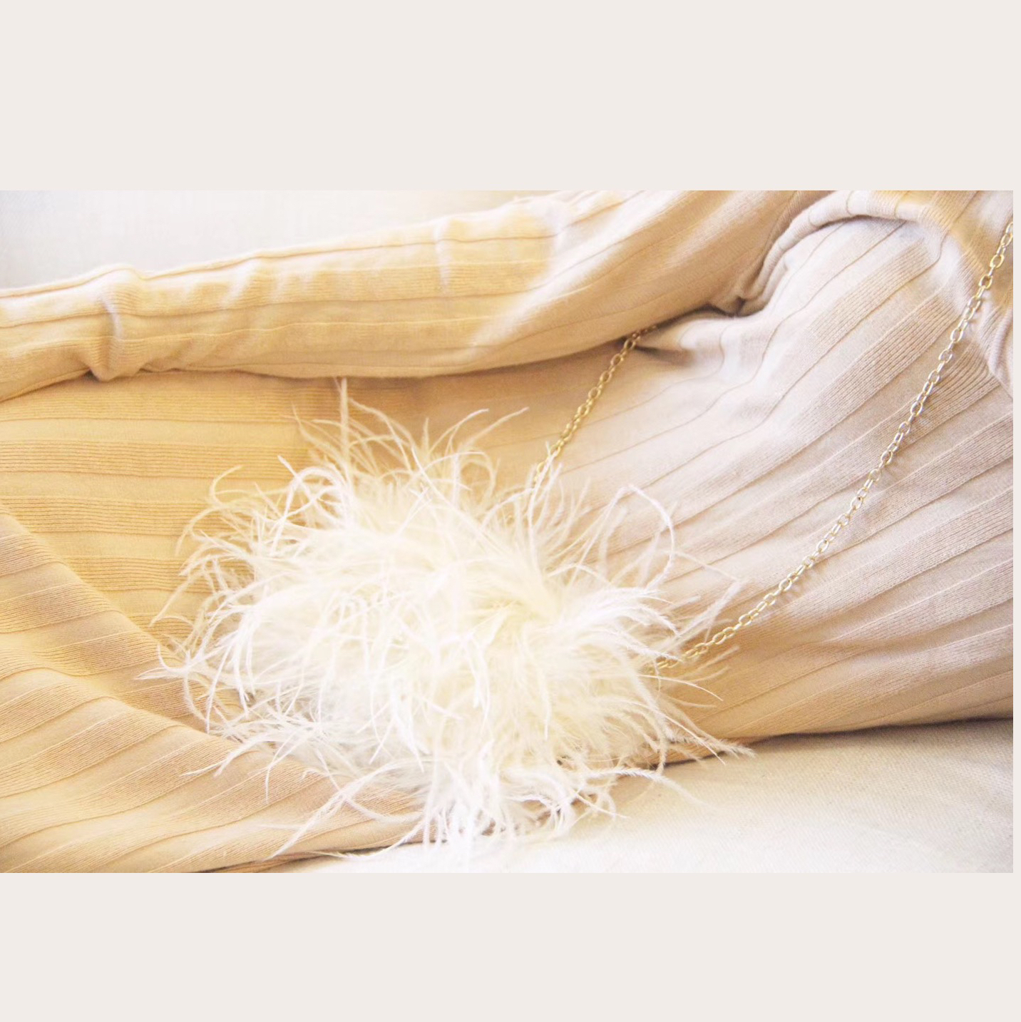 原创时尚仙女毛毛包女士手工复古斜挎包女包包百搭休闲时尚包包