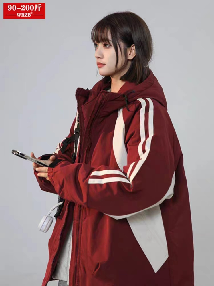 Jeep吉普冲锋棉衣男女冬季加棉加厚保暖棉袄大码男装登山棉服外套