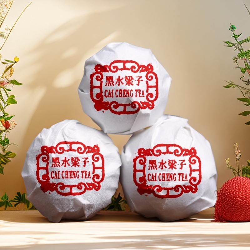 彩程2023年黑水梁子生龙珠手工沱7克