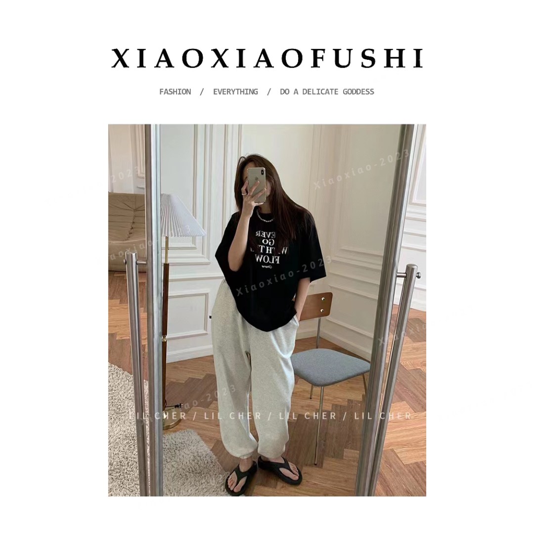 【生活号】1夏季女装t恤圆领印花中长款休闲韩版时尚女百搭02