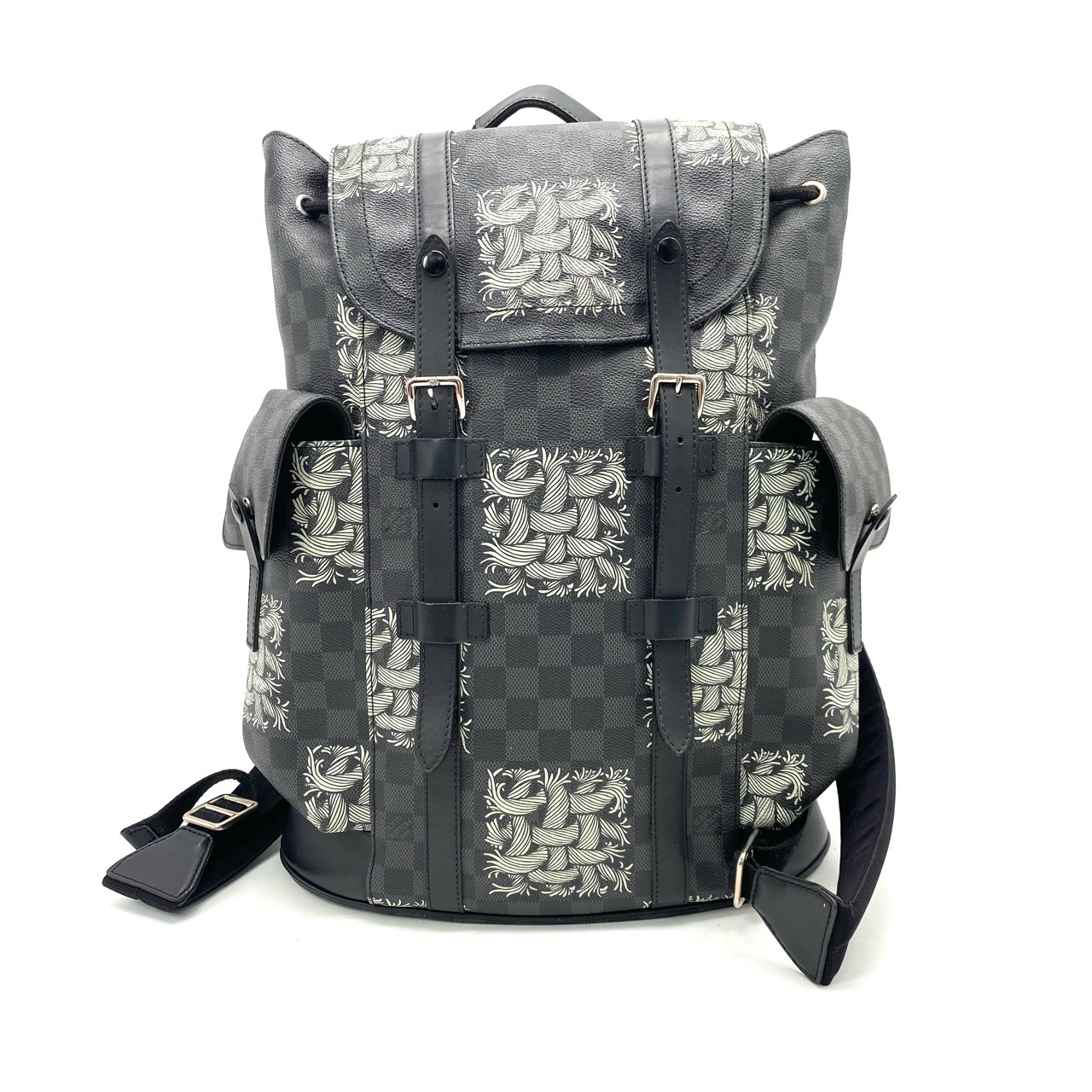 95新 LouisVuitton/路易威登 藤蔓限量Christopher双肩尺寸38/44