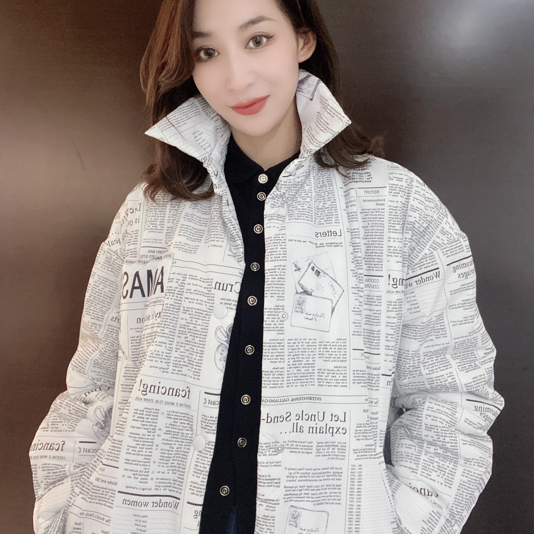 AMASS/阿玛施【罗马画报】“新雪丽”棉服5400658