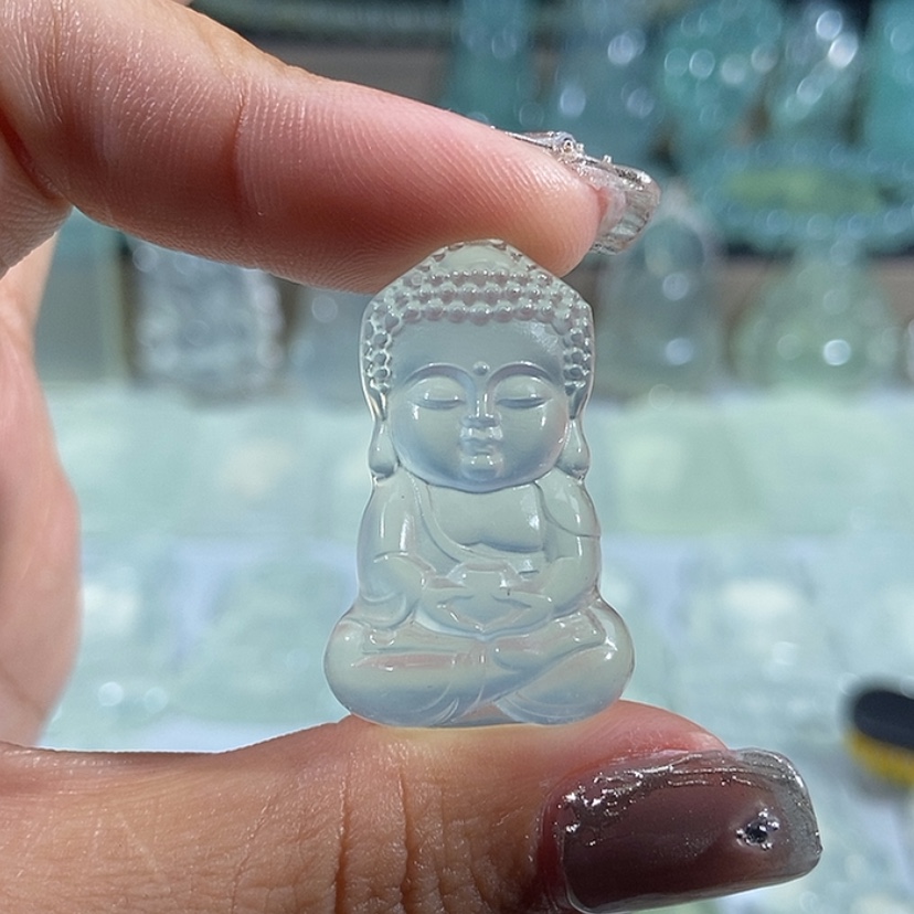 【闪购商品】定制岫玉吊坠未镶嵌小*胡