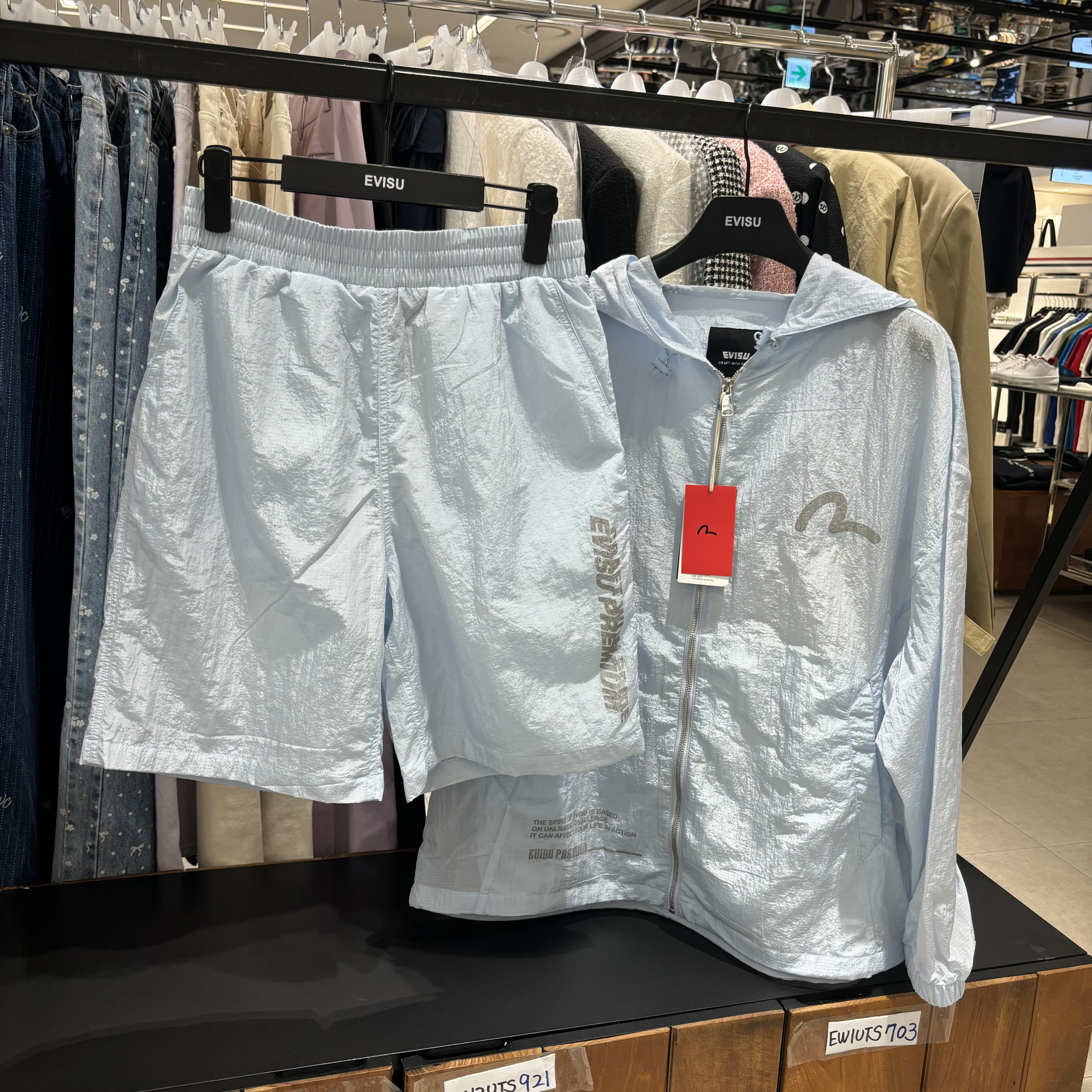 Evisu901速干韩国代购韩版专柜正品新款休闲情侣款上衣夏季长