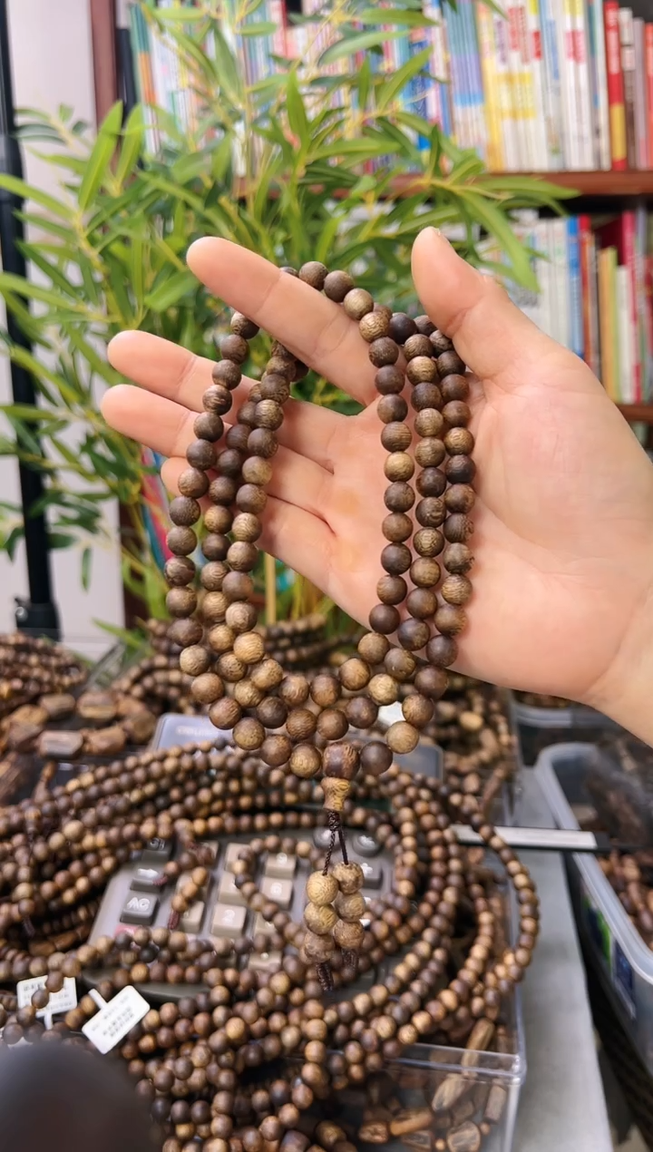 【闪购商品】沉香手串棋楠圆珠多圈手串
