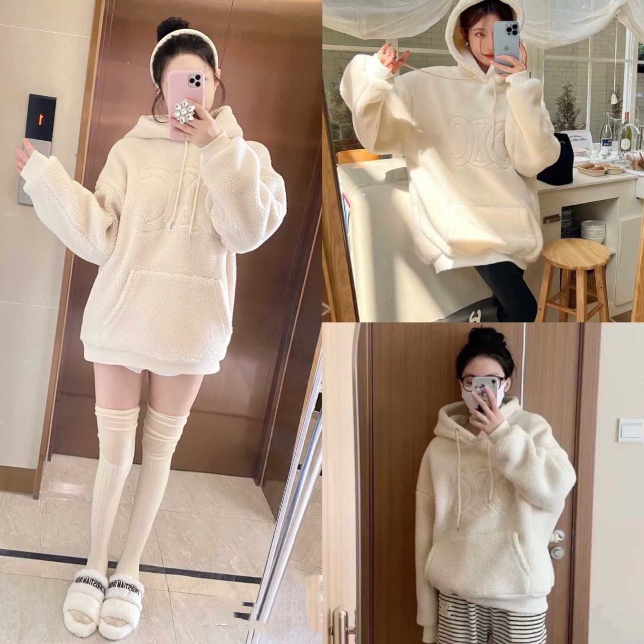 未使用 Celine/思琳 泰迪卫衣/M码直播间为准GSS18102 