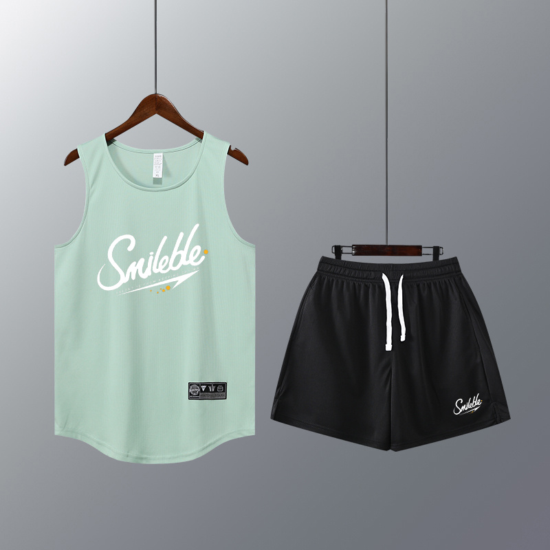 美式篮球服定制套装男夏季学生运动比赛队服训练背心大码球衣订制