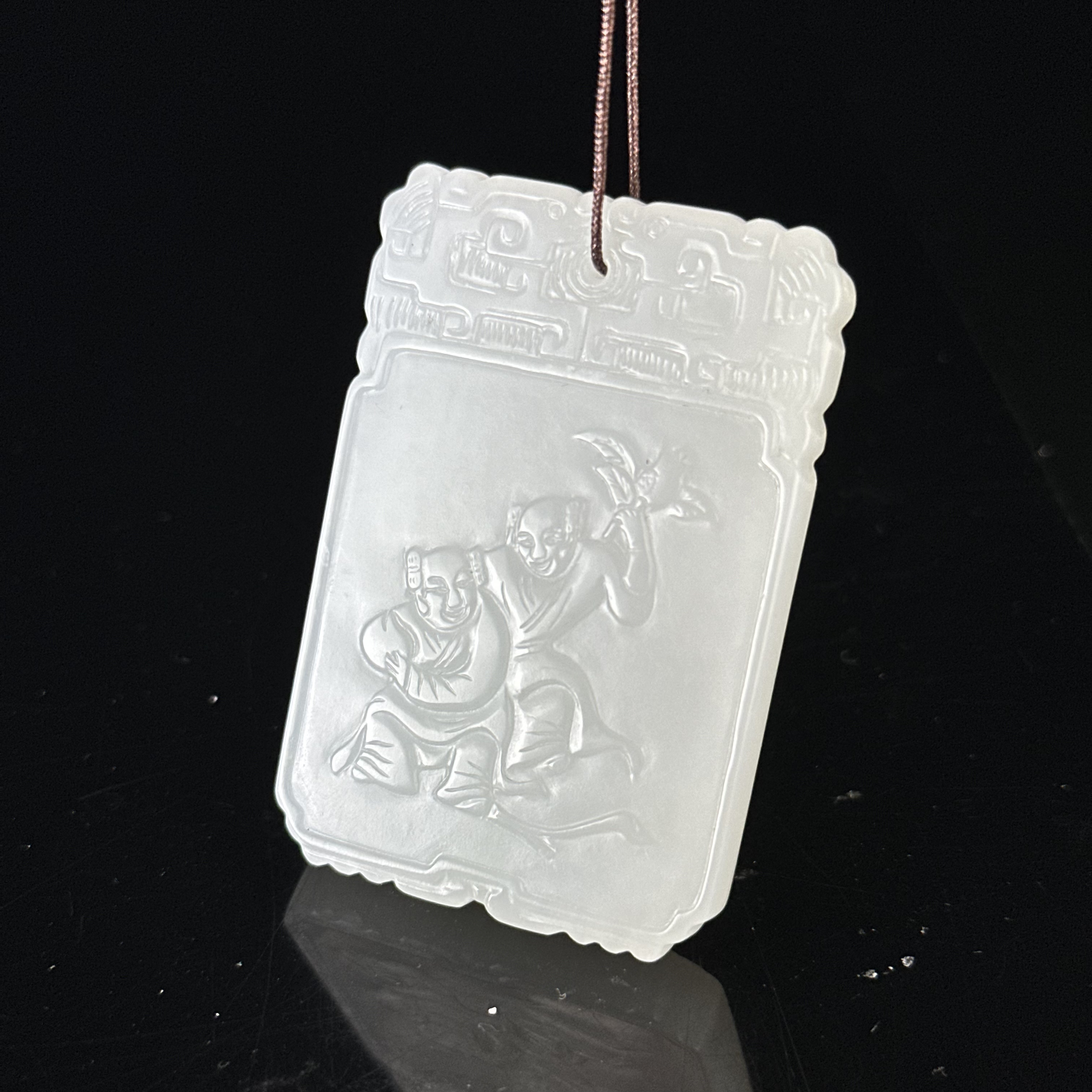 清和田玉童子牌佩 ZR131106004*【上海兰馨】