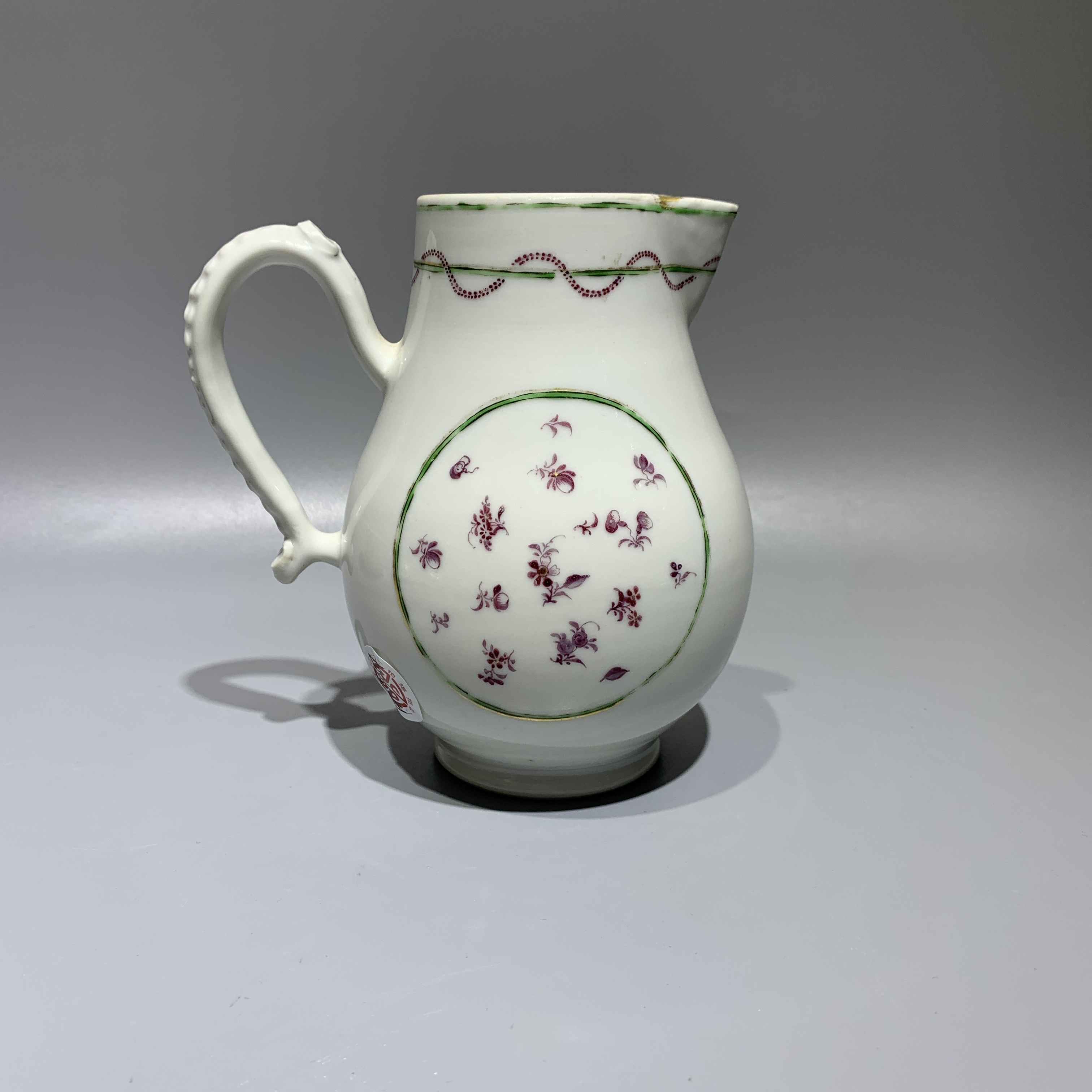 l005041.清乾隆•粉彩奶壶【古董收藏】