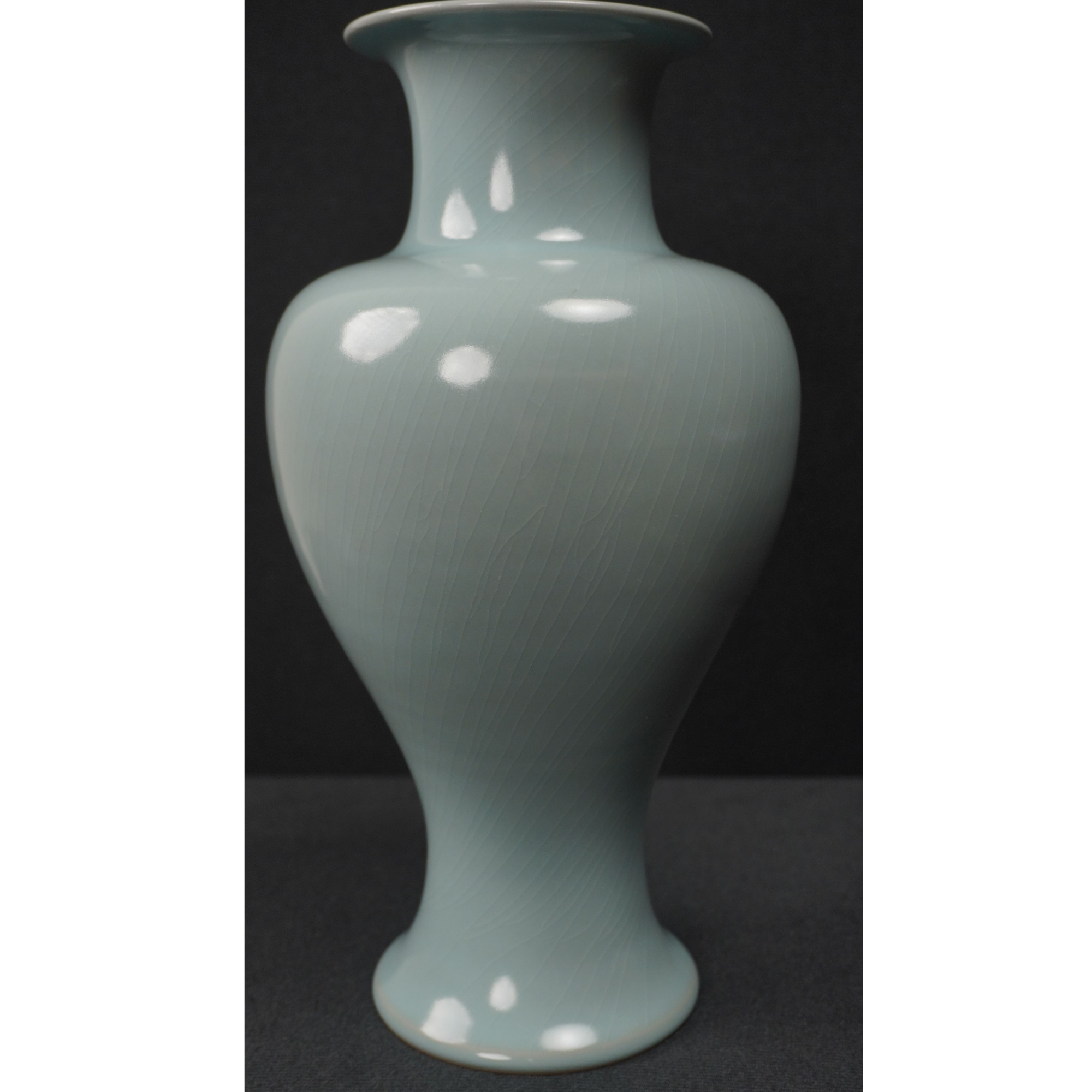 观音瓶  天青釉色   清凉寺原矿釉    精品