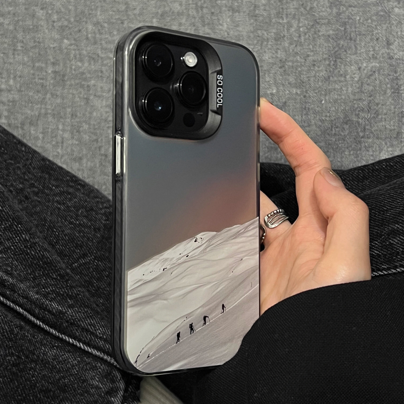 苹果15promax手机壳iPhone14promax新款13PM户外攀登12彩银保护套