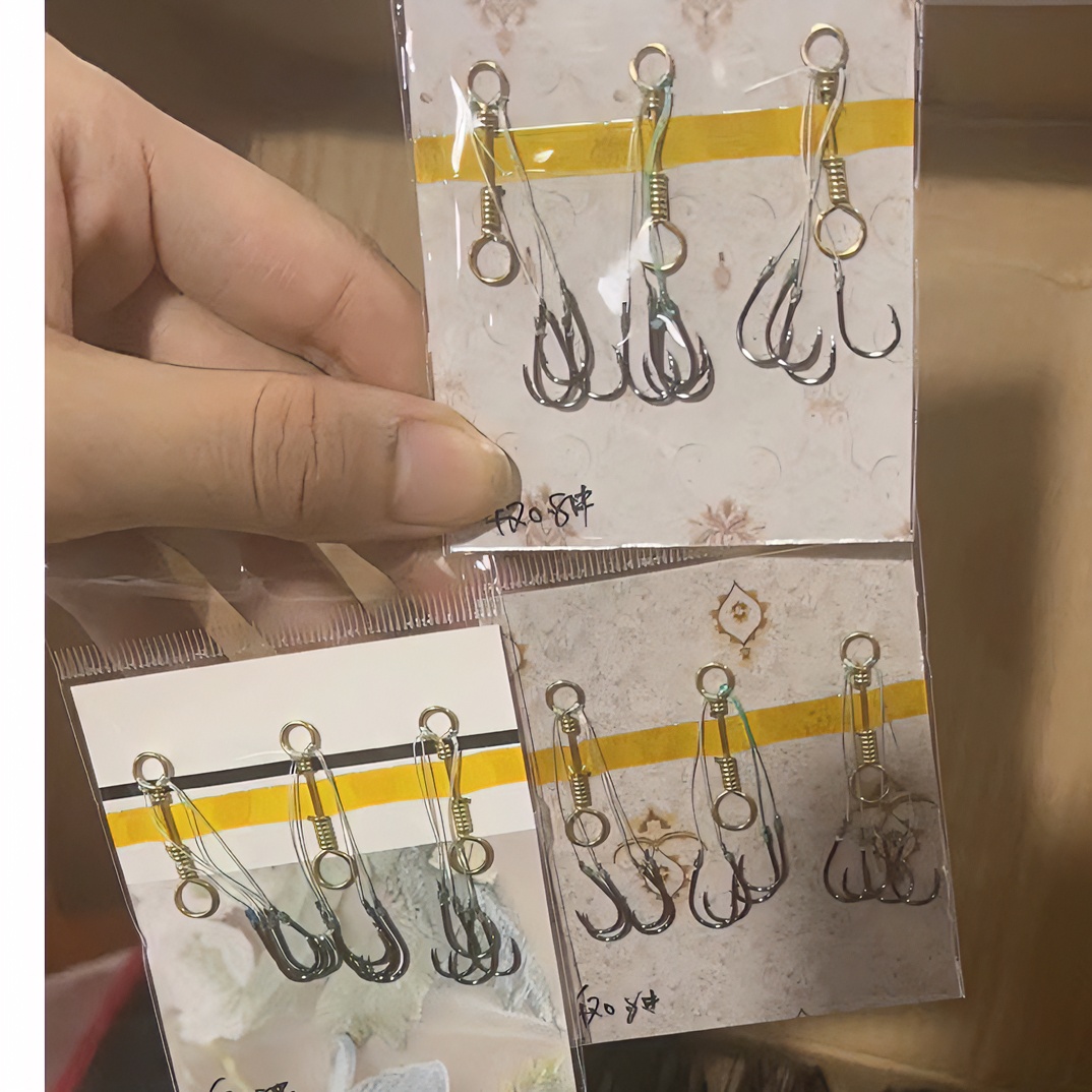 重庆小爆炸钩小爆炸鱼钩小型钓鱼（纯手工）一包三付装鱼钩钩子
