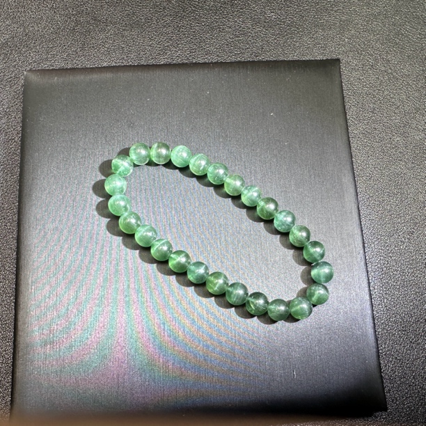 绿磷辉石毕业拉丝单圈手串（多样性发一）
