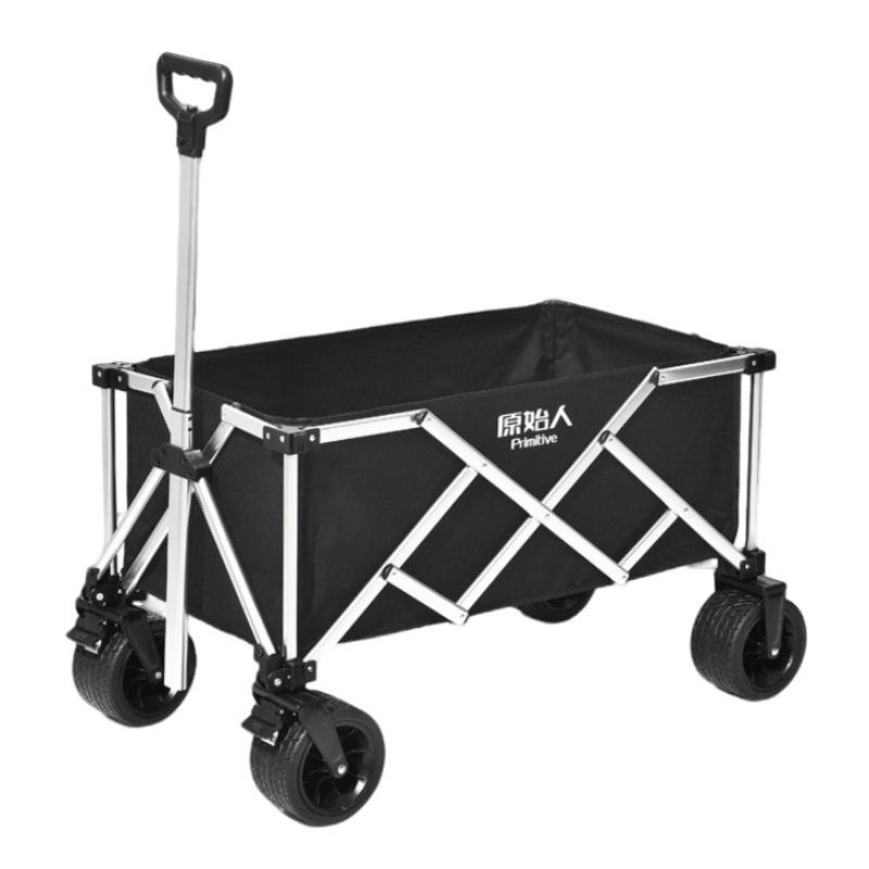 【原始人铝合金行者推车】户外营地快速聚拢拉杆野餐野营旅游郊游