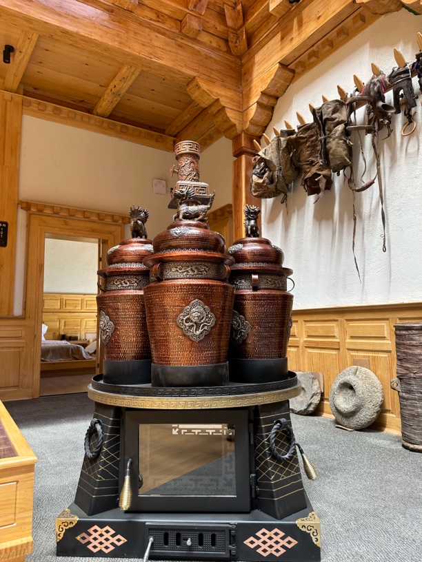 藏式火炉取暖炉铜锅炉四方玻璃面板尺寸95公分