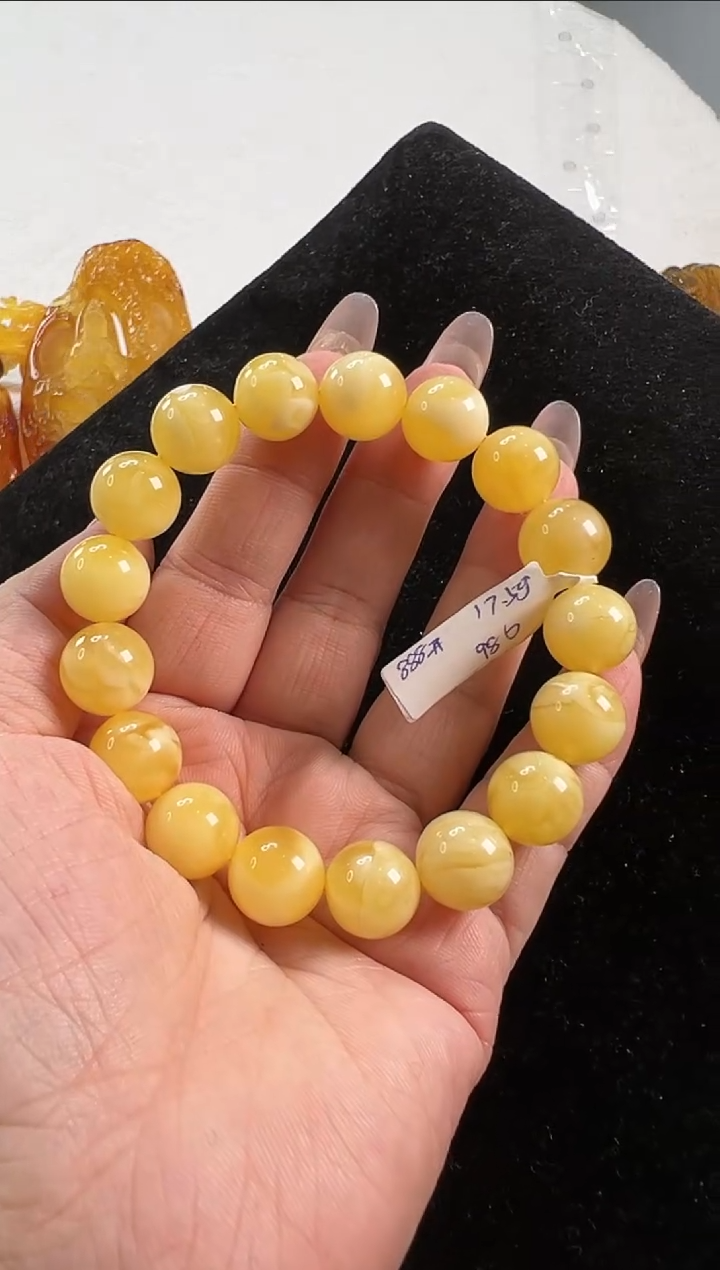 【闪购商品】琥珀手串未镶嵌手串