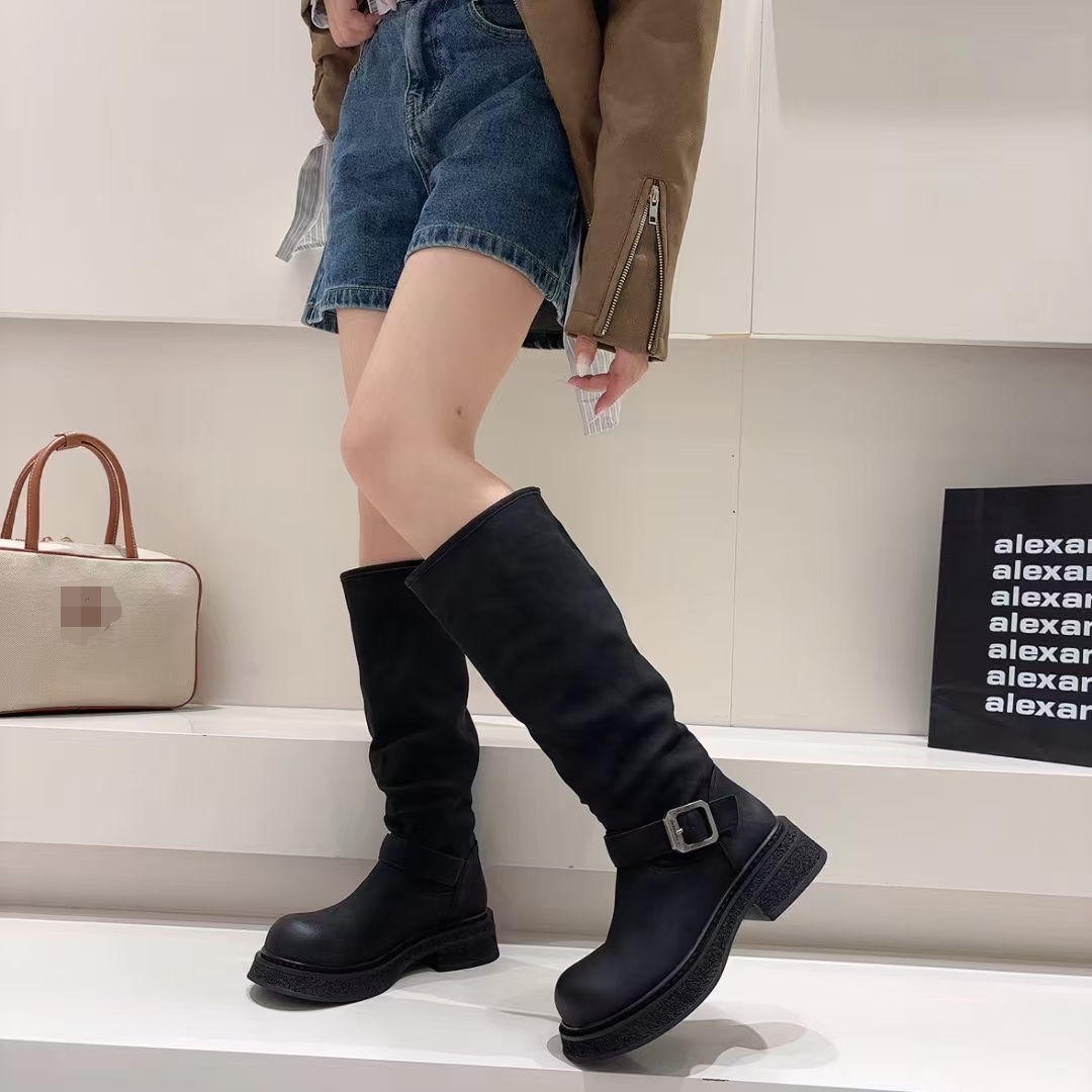 百搭高筒靴时尚款6619（40架1）