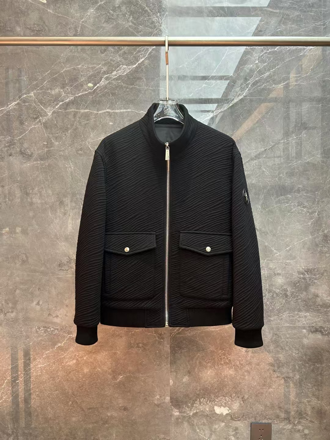 《沙恩名品》24秋冬轻奢风时尚潮流百搭经典男士加棉外套