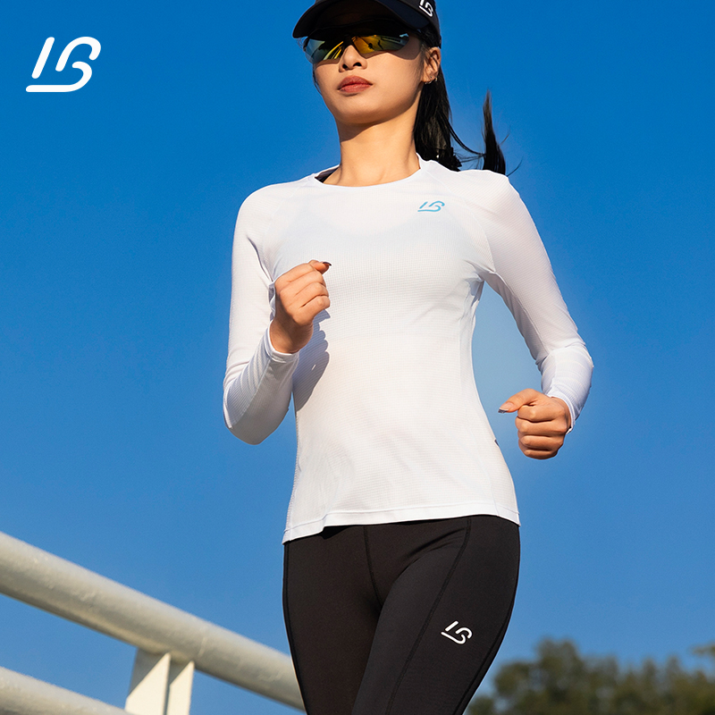 翊跑/YIPAO户外运动马拉松比赛速干透气轻量化长袖T恤跑步竞速