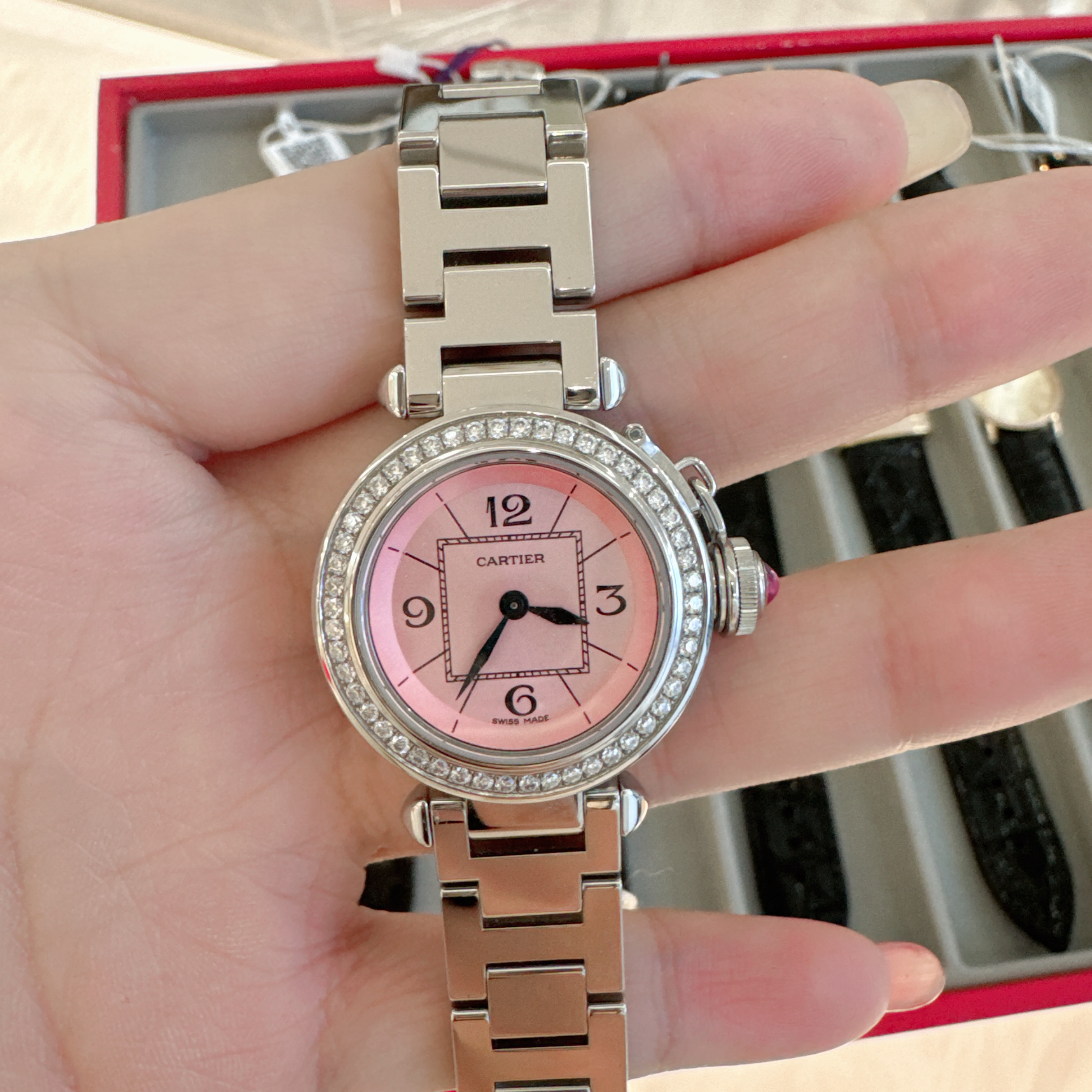 95新 Cartier/卡地亚 卡地亚56320石英女士手表