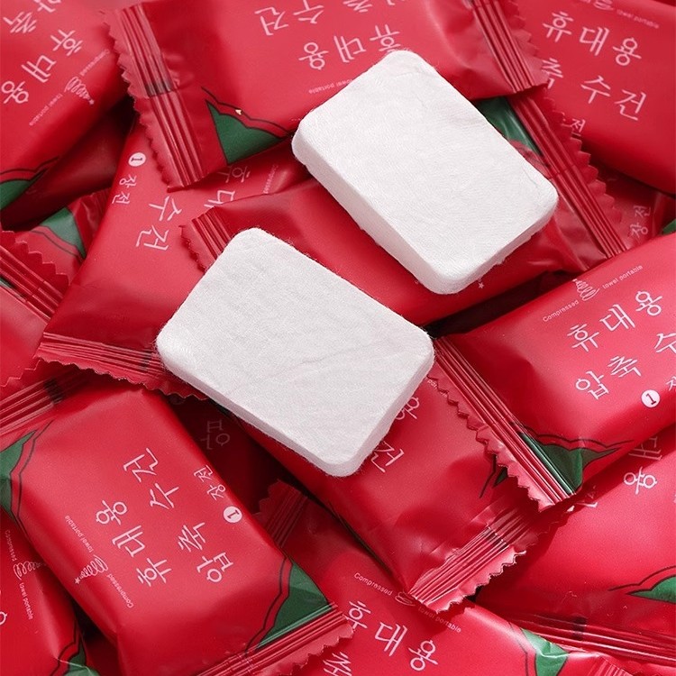 星梦工厂压缩毛巾旅行装加厚一次性洗脸巾卸妆斤大颗粒便携旅游装