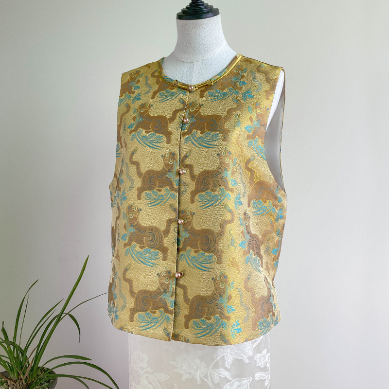 （芬姐）509-599桑蚕丝上衣女装新中式国风复古日常穿搭