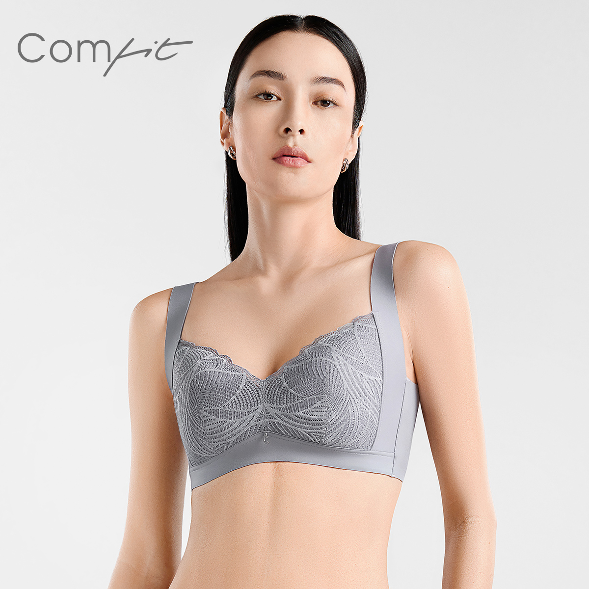【KK专属】Comfit女士蕾丝舒适无痕大胸显小内衣CBW0181