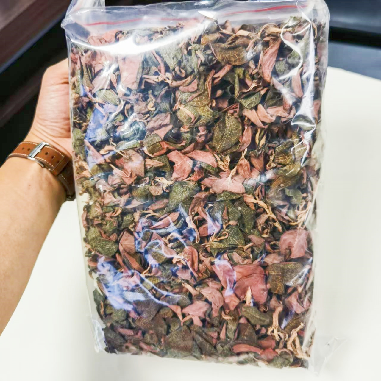 整㭑红霞金线莲干菜250克