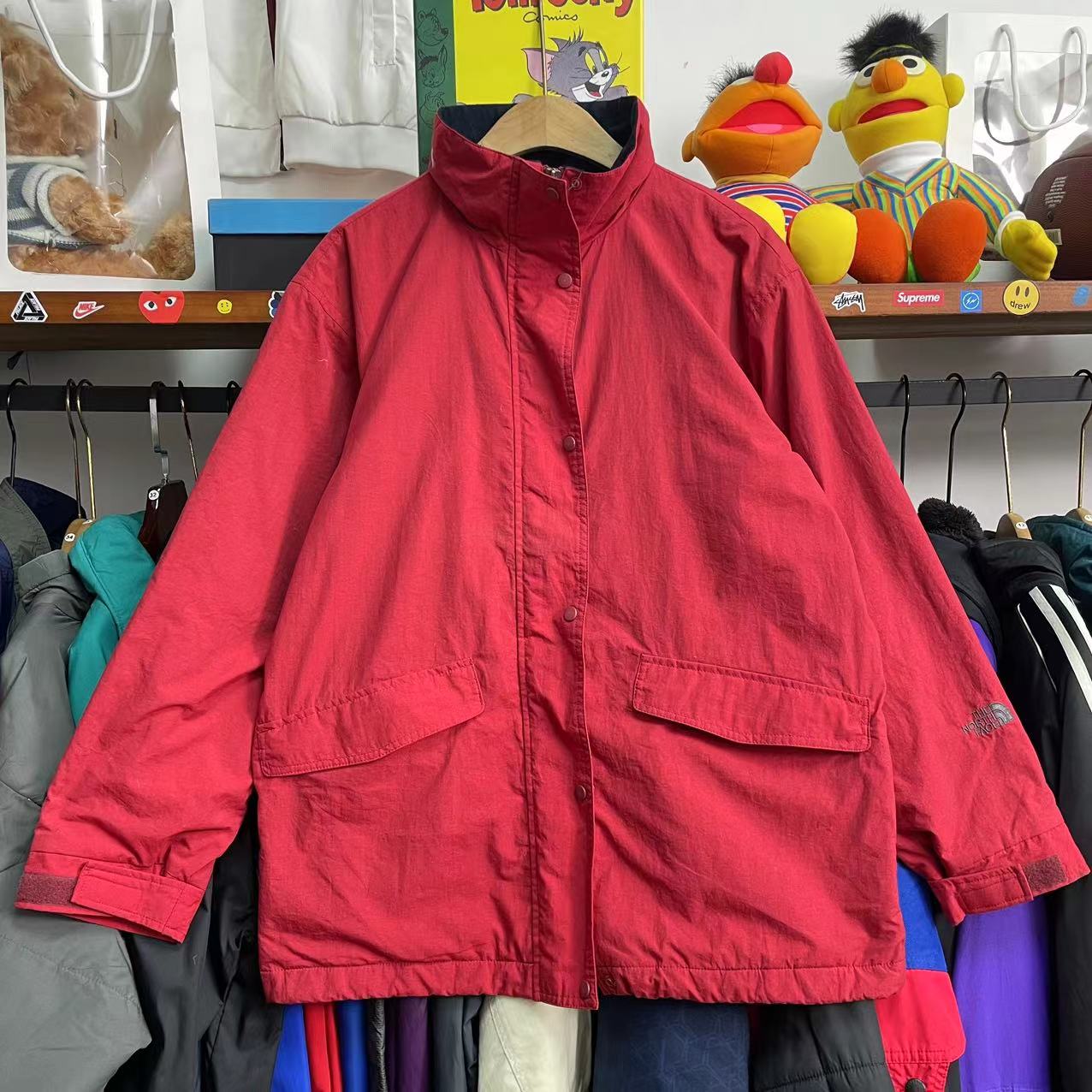 172#北面【110斤-150斤95新默认微瑕】vintage古着冲锋衣夹克棉服