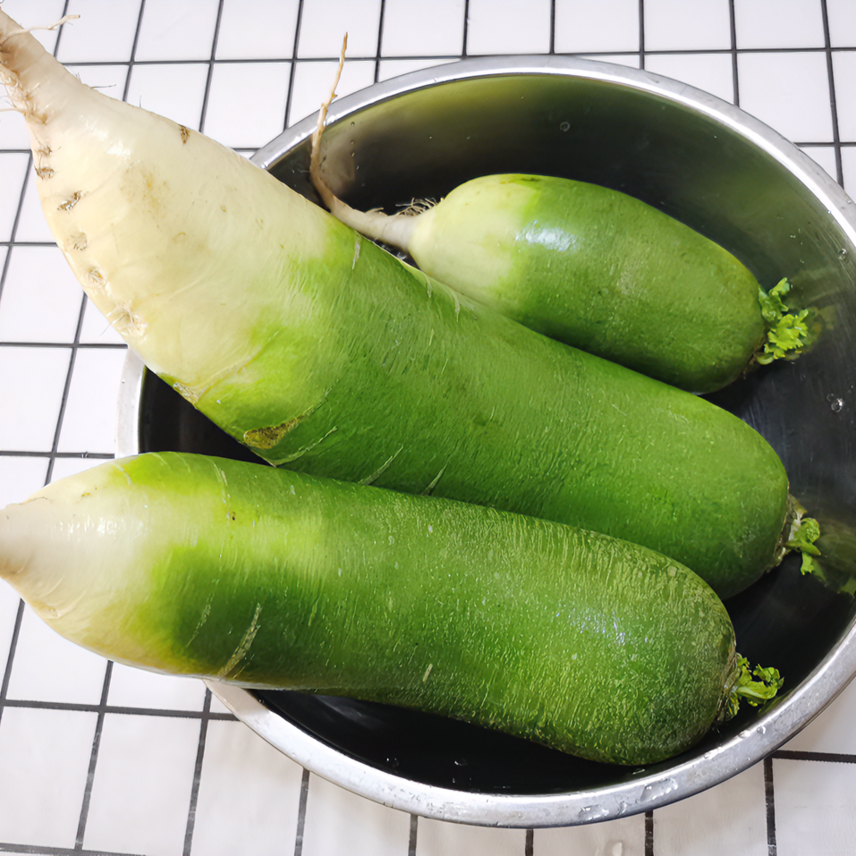 河南农家种植冬季青萝卜无科技口感清甜美味多汁脆嫩包赔5斤